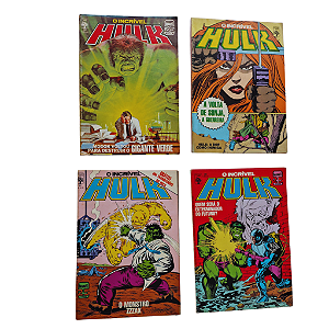 O INCRÍVEL HULK - Pack - Edições: 37 39 40 41 - Editora Abril
