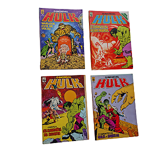 O INCRÍVEL HULK - Pack - Edições: 18 19 20 21 - Editora Abril