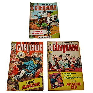 O FILHO DE CHEYENNE - Pack - Edições: 37 38 39 - 3a Série - Editora EBAL