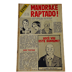 MANDRAKE nº 213 - EDITORA RGE