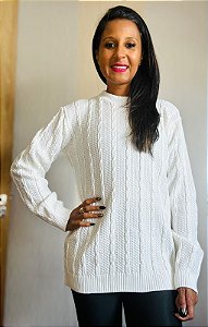 Malha Tricõ Premiun com Tranças