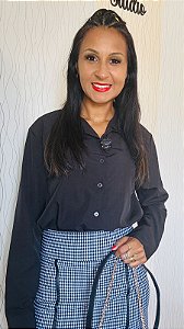 camisa Social Preta
