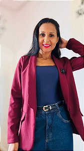 Blazer Alfaiataria Marsala