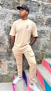 Camiseta Overzide Cristã Caqui GG