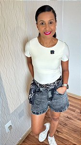Blusa Básica Suplex Gola Redonda Feminina