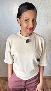 Camiseta Overzide Lisa Caqui M