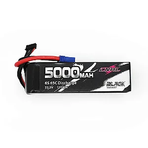 Bateria Lipo CNHL Black Series 5000mAh 22.2V 6S 65C com ficha EC5