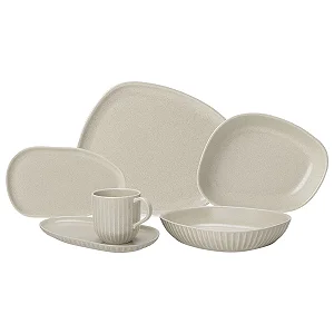 Aparelho de Jantar e Lanche 16 peças - Luna Sand