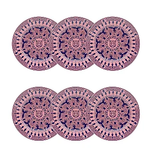 Jogo de 6 Pratos Sobremesa 22 Cm