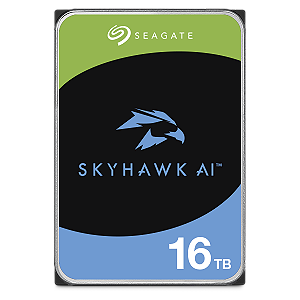 HD Seagate 16TB SkyHawk AI Surveillance 3.5" SATA 3 512MB 7200RPM - ST16000VE004