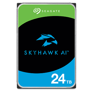 HD Seagate 24TB SkyHawk AI Surveillance 3.5" SATA 3 512MB 7200RPM - ST24000VE002