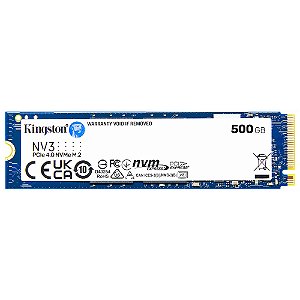 SSD Interno Kingston NV3 500GB M.2 2280 NVMe PCIe 4.0 5000MB/s - SNV3S/500G
