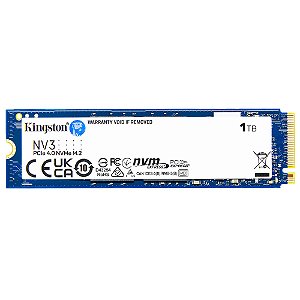 SSD Interno Kingston NV3 1TB M.2 2280 NVMe PCIe 4.0 6000MB/s - SNV3S/1000G