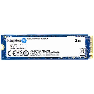 SSD Interno Kingston NV3 2TB M.2 2280 NVMe PCIe 4.0 6000MB/s - SNV3S/2000G