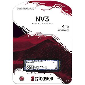 SSD Kingston NV3 4TB NVMe M.2 SNV3S/4000G