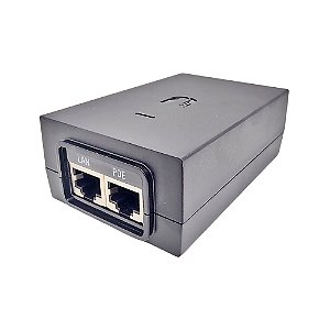 Injetor PoE 24V 24W 1A Passivo (POE-24-24W-G-BR) Ubiquiti