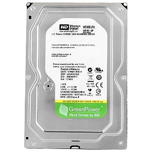 HD Interno Western Digital 1TB WD Green AV-GP 3.5" SATA III 64MB - WD10EURX