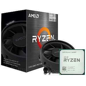 Processador AMD Ryzen 5 5600GT 4.6GHz Turbo 6 Cores 12 Threads 19MB Cache AM4 Vídeo Integrado Box - 100-100001488BOX