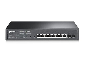 Switch Smart Gerenciável TP-Link TL-SG2210MP 8 Portas Gigabit PoE+ 150W 2 Slots SFP Omada SDN
