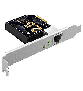 Placa de Rede TP-Link TX201 Multi-Gigabit 2.5Gbps PCI Express Perfil Baixo - TX201