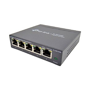 Switch Gigabit TP-Link TL-SG105E 5 Portas Easy Smart Gerenciável