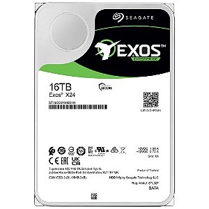 HD Seagate 16TB Exos X24 Enterprise 3.5" SATA 3 7200RPM - ST16000NM001H