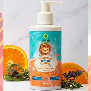 Shampoo Lavanda e Laranja Doce 200ml