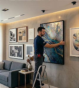 Instalação de Quadros - (este serviço tem valor de visita mínima)