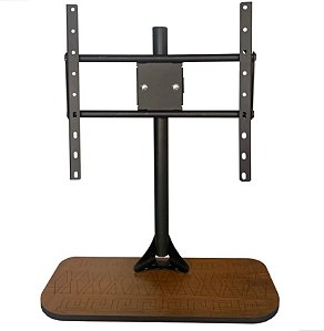 Base/Pé para TV Universal 32” a 55” – Madeira Retangular