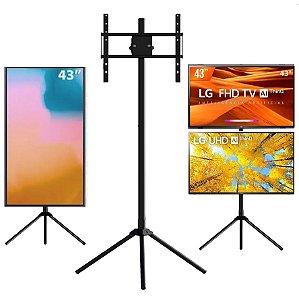 Rack/Pedestal para TV Tripé – Sem Bandeja