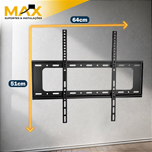 Suporte Fixo De Parede para TVs de 40 A 80 Polegadas Até 75kg