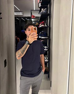 Camiseta Slim - Azul Marinho