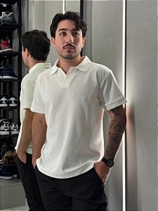 Polo Waffle Premium - Off White