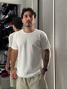 Camiseta Waffle Premium - Off White