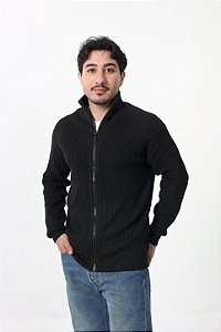 Suéter Zíper Classic - Preto