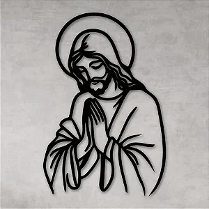 Quadro Decorativo Jesus em MDF