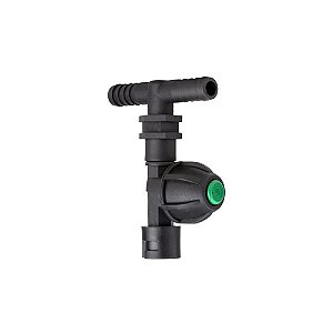 Porta Bico Intermediário em T Antigotejo para Mangueira de 1/2" e Engate Rápido (M255)