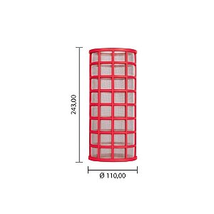 Elemento Filtrante 243 x 110 mm (M694)