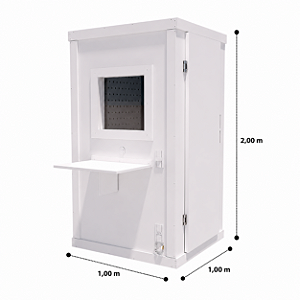 Cabine Acústica para audiometria 1,00 X 1,00 X 2,00