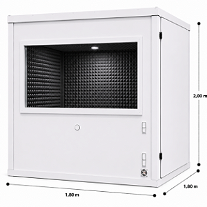 Cabine Home Studio Profissional 1,80 X 1,80 X 2,00 (L x C x A)