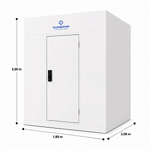 Cabine de Telemedicina 1,80 X 2,00 X 2,00 (L x C x A)