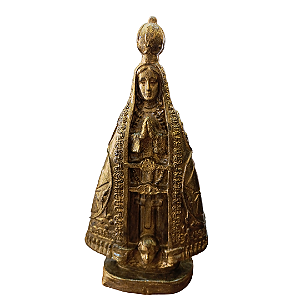 Nossa Senhora Aparecida, 21cm, Gesso, Peça Única, Decoração Religiosa