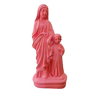 Nossa Senhora Passa à Frente, 20cm, Gesso, Peça Única, Decoração Religiosa