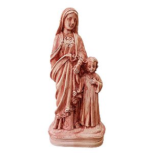 Nossa Senhora Passa à Frente, 20cm, Gesso, Peça Única, Decoração Religiosa