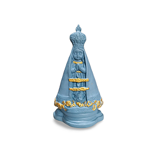 Nossa Senhora Criança, 15cm, Gesso, Peça Única, Decoração Religiosa