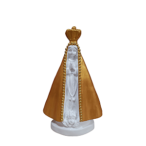 Nossa Senhora Aparecida, 25cm, Gesso, Peça Única, Decoração Religiosa