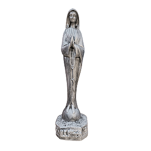 Nossa Senhora do Silêncio, 20cm, Gesso, Peça Única, Decoração Religiosa