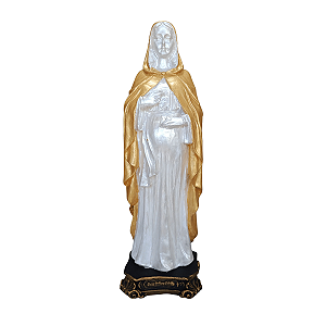 Nossa Senhora Grávida, 30cm, Gesso, Peça Única, Decoração Religiosa