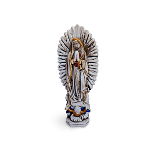 Nossa Senhora de Guadalupe, 31cm, Gesso, Peça Única, Decoração Religiosa