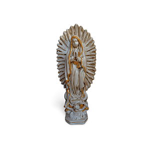 Nossa Senhora de Guadalupe, 31cm, Gesso, Peça Única, Decoração Religiosa